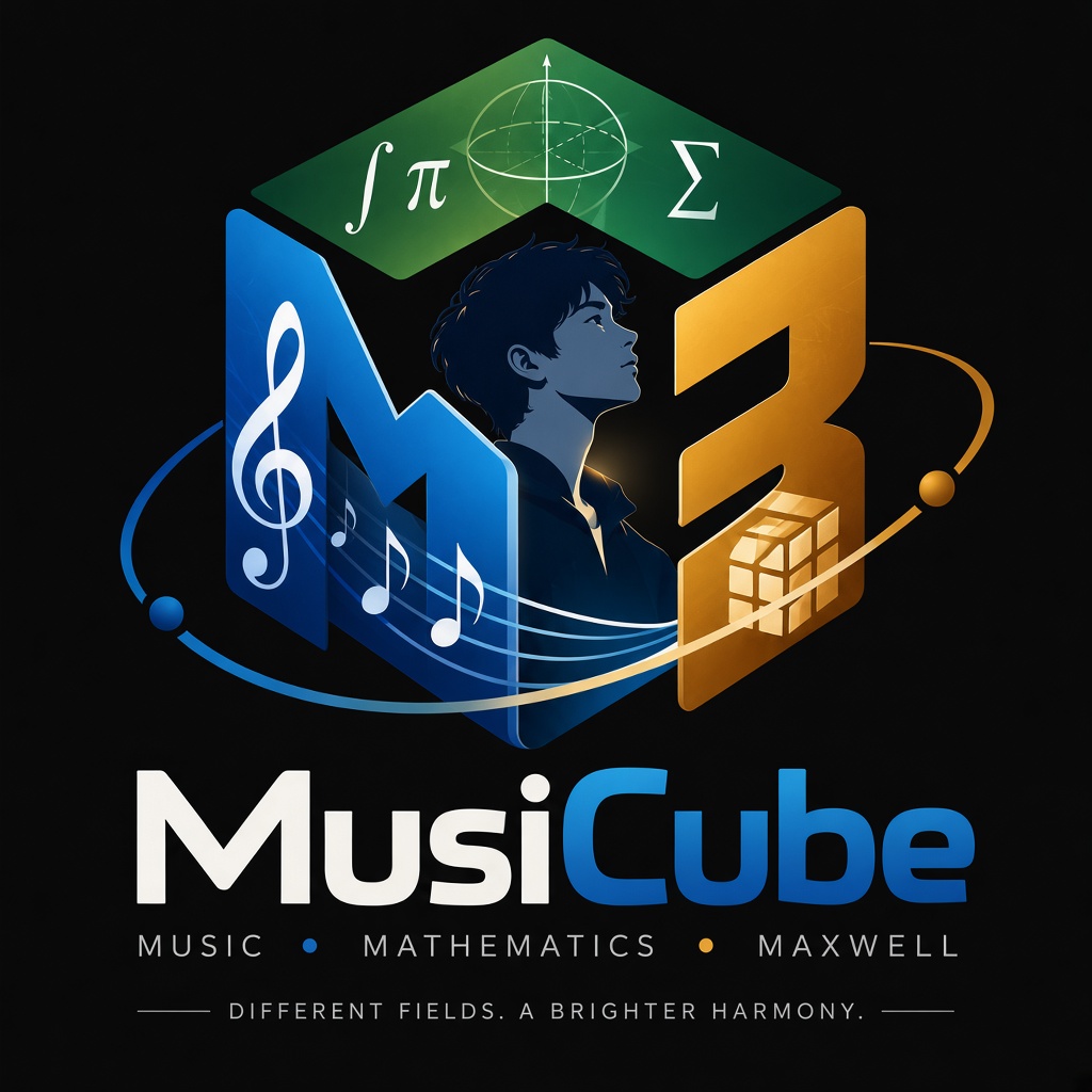 Personal mark combining music, mathematics, and Maxwell